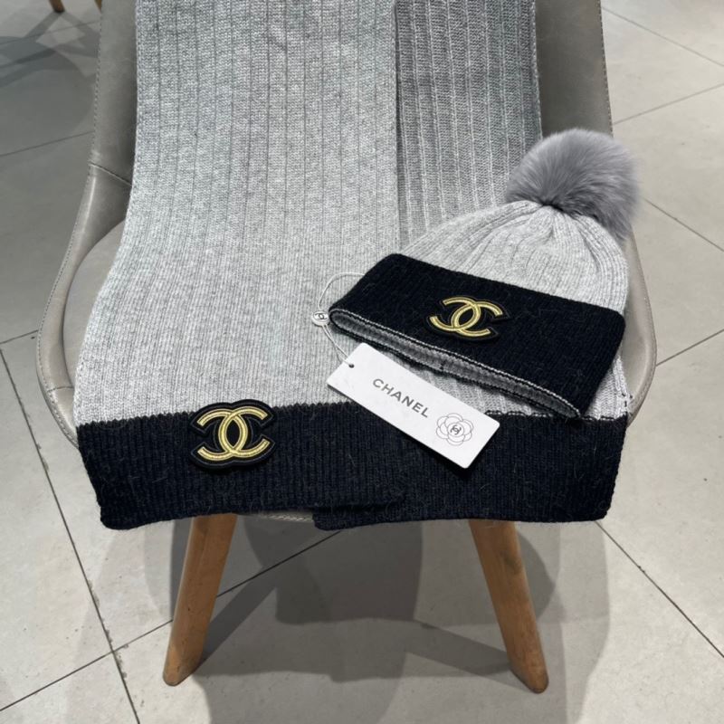 Chanel Caps Scarfs